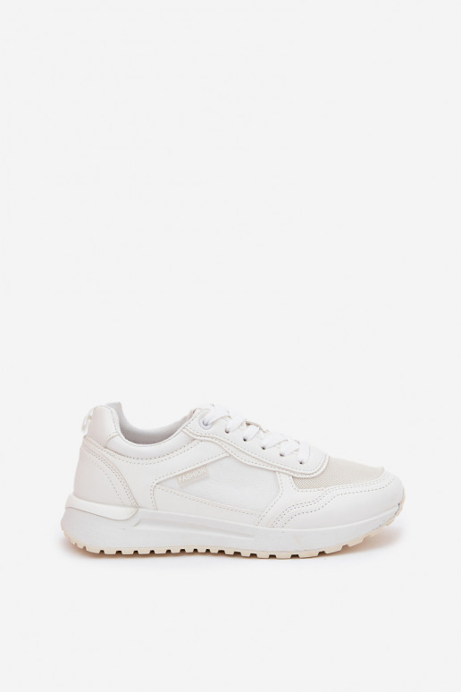Ténis femininos em branco Laaksona