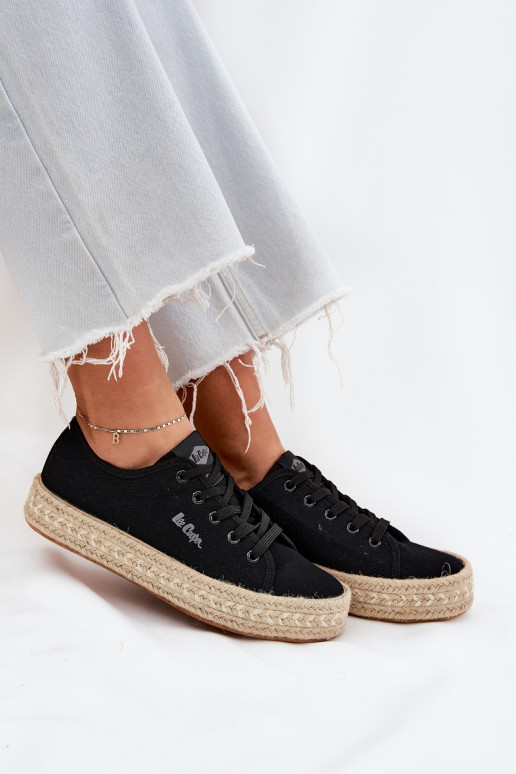 sapatos casuais pretos Lee Cooper LCIN-25-44-3216