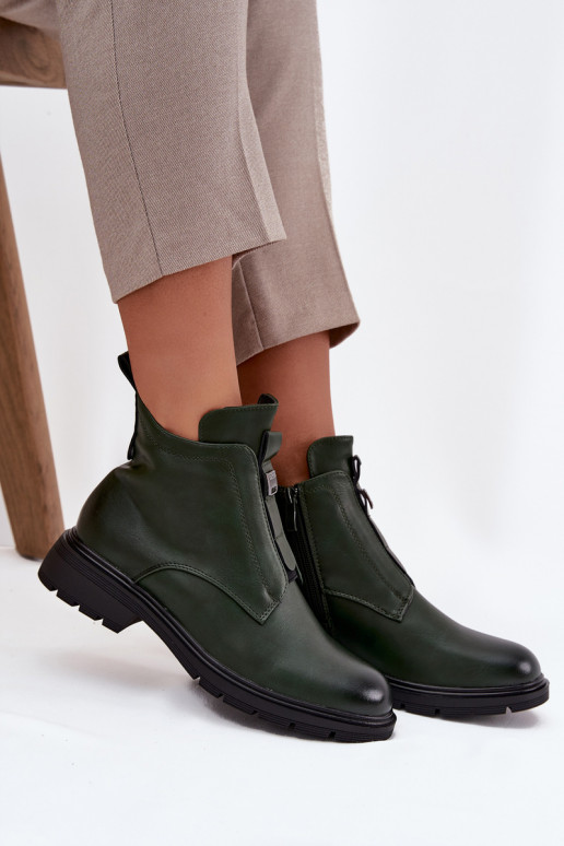 aquecimento Botas femininas Casal o castelo Com decorações Detalem cor cáqui Roselle