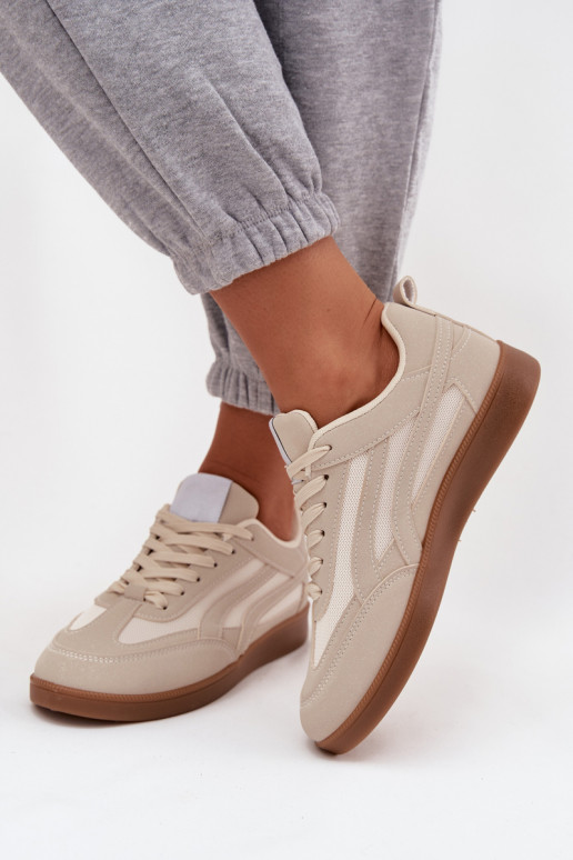 À modalo de tênis Feminino bege Hanelor