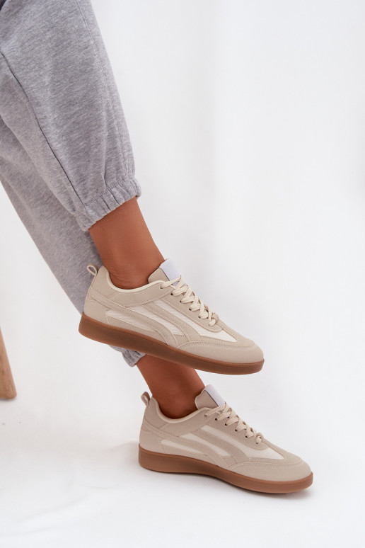 À modalo de tênis Feminino bege Hanelor
