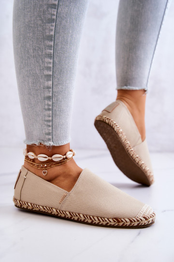 Espadrilhas bege de slip-on Big Star JJ274899