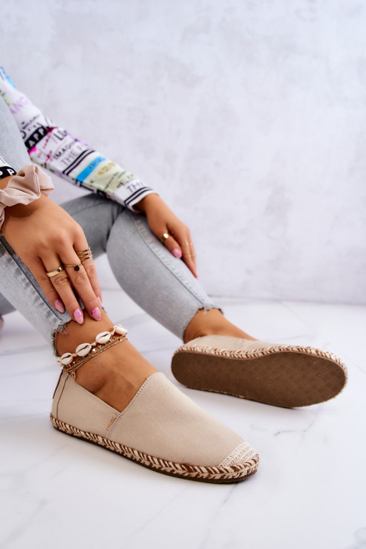 Espadrilhas bege de slip-on Big Star JJ274899