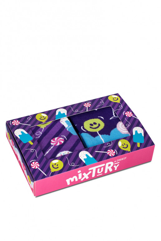 Conjunto de meias infantis Doces