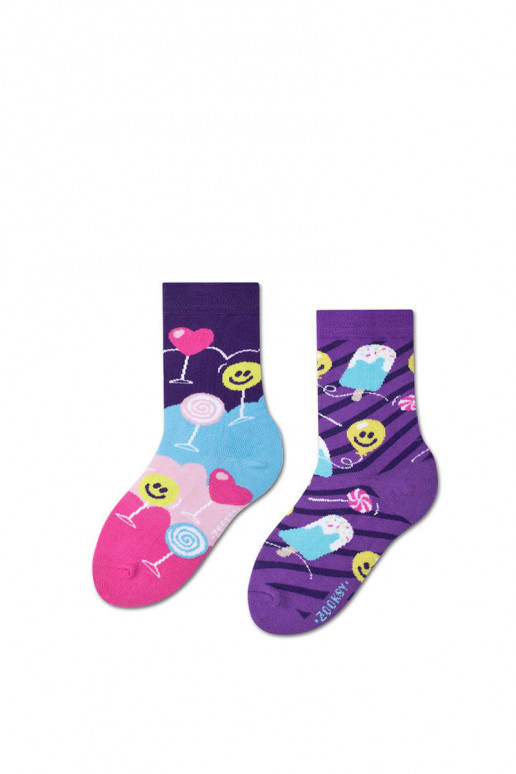 Conjunto de meias infantis Doces