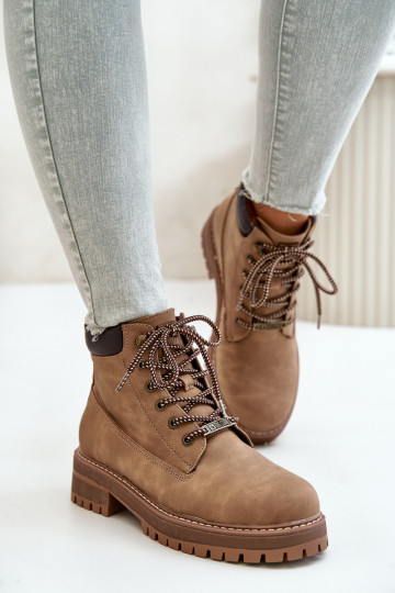 sapatos isolados femininos Big Star OO274A289 castanhos 2