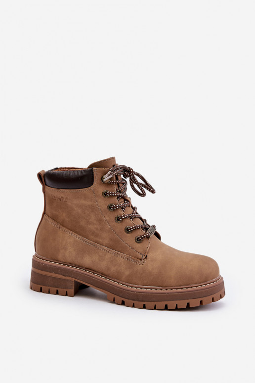 sapatos isolados femininos Big Star OO274A289 castanhos
