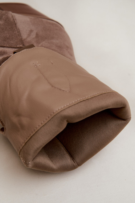 Botas altas de estilo cowboy em caqui Betina