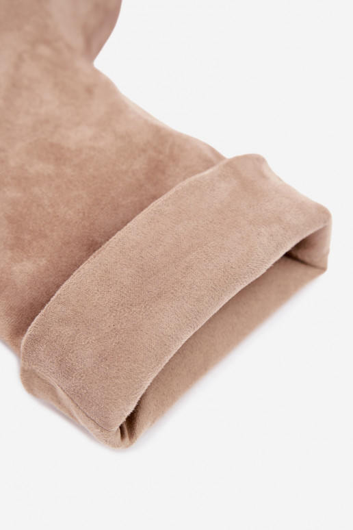 Botins de cor areia com saltos finos Slouchy Penrose