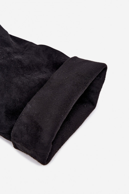 Botins pretos com saltos finos Slouchy Penrose