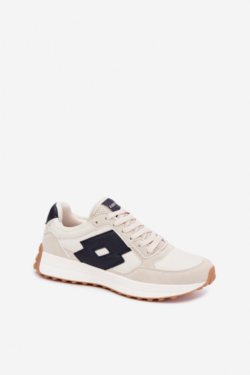 Ténis femininos LOTTO 2401930U CALENTO em branco suave