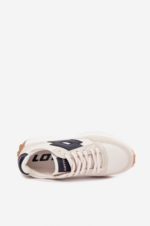Ténis femininos LOTTO 2401930U CALENTO em branco suave