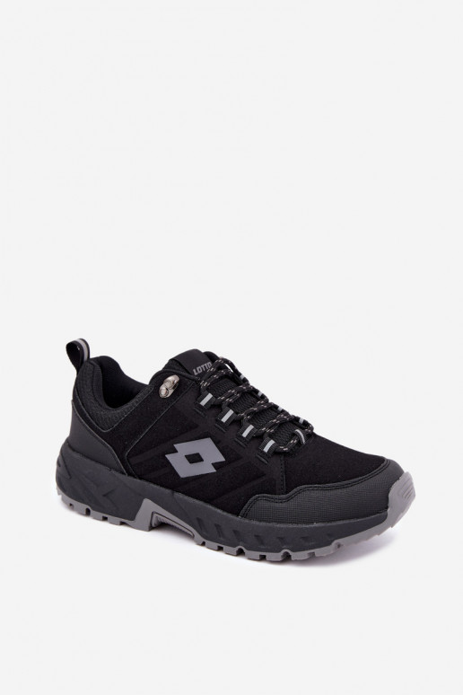 Calçado de caminhada masculino em preto LOTTO 2400290U KETCHAM