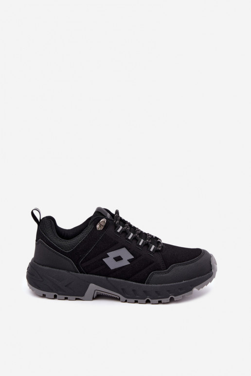Calçado de caminhada masculino em preto LOTTO 2400290U KETCHAM