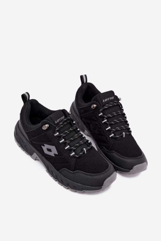 Calçado de caminhada masculino em preto LOTTO 2400290U KETCHAM