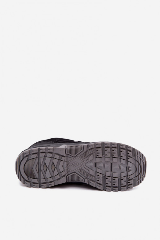 Calçado de caminhada masculino em preto LOTTO 2400290U KETCHAM