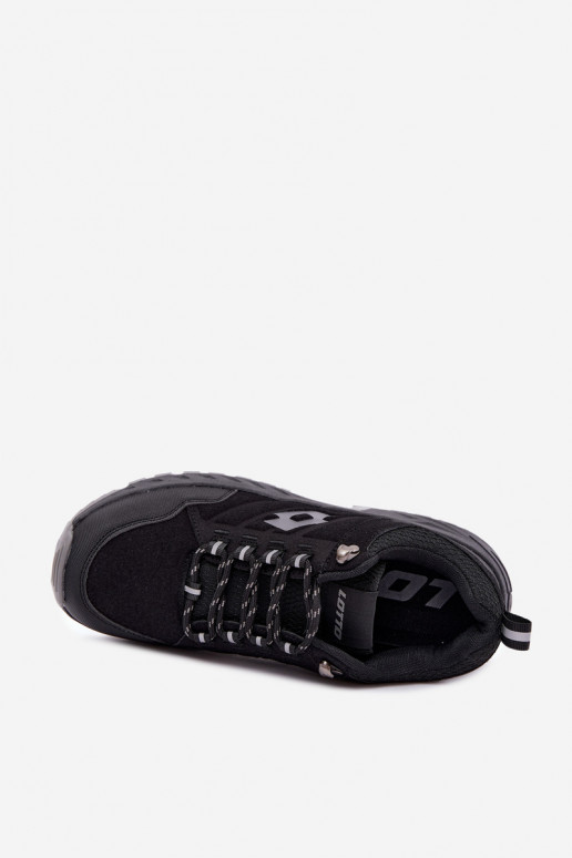 Calçado de caminhada masculino em preto LOTTO 2400290U KETCHAM