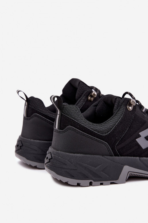 Calçado de caminhada masculino em preto LOTTO 2400290U KETCHAM
