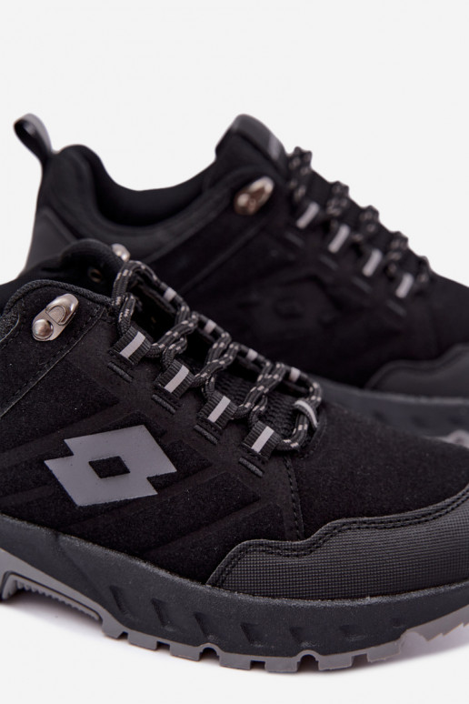 Calçado de caminhada masculino em preto LOTTO 2400290U KETCHAM
