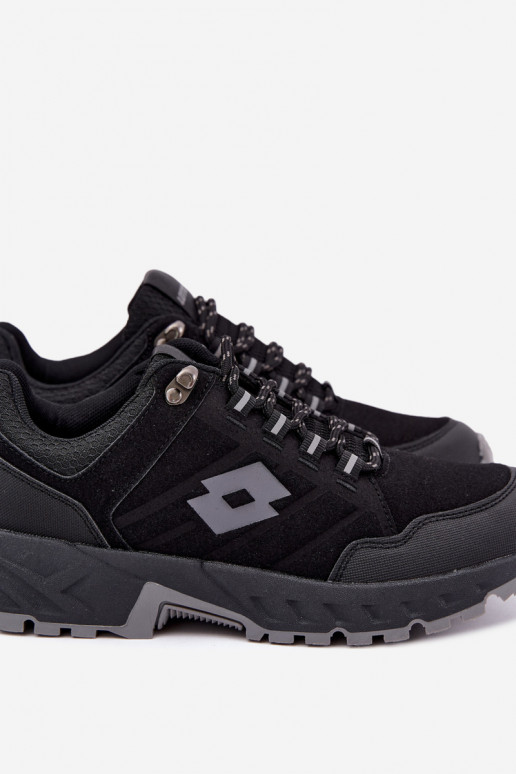 Calçado de caminhada masculino em preto LOTTO 2400290U KETCHAM