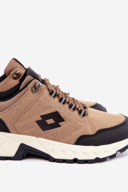 Calçado de caminhada masculino em castanho LOTTO 2400290U KETCHAM