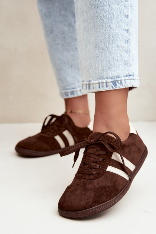 Ténis Barefoot femininos na cor chocolate Kessy