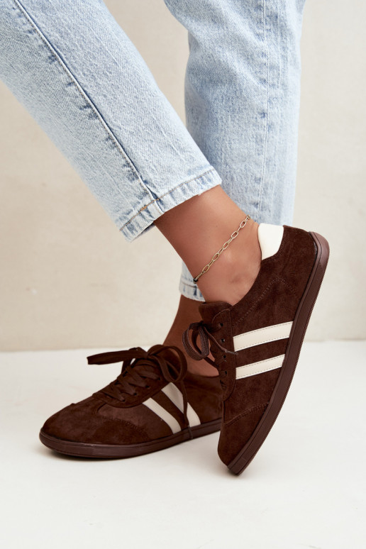 Ténis Barefoot femininos na cor chocolate Kessy