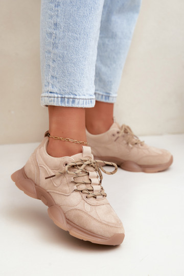 À modalo de tênis Feminino bege Shaley