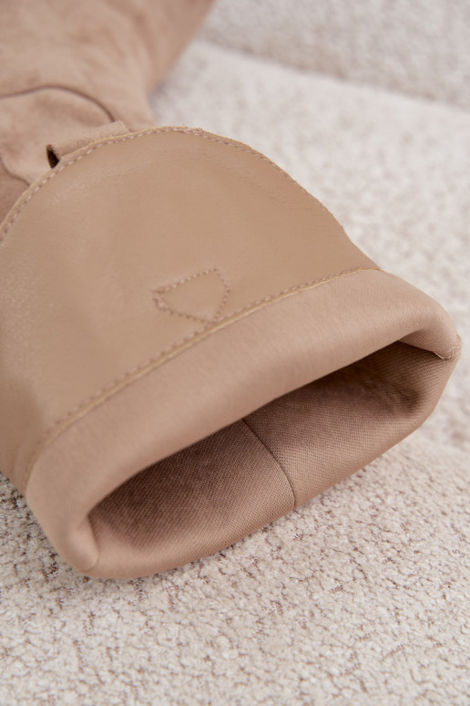 Botas longas de estilo cowboy com saltos na cor caqui Hartley
