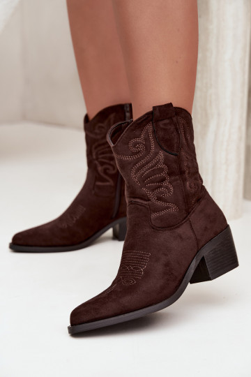 botas estilo coParaboy com salto aquecimento CzekoladoParae Corlie 2