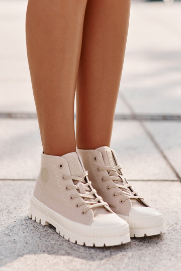 sapatos casuais com cano Big Star OO274006 em areia