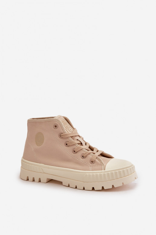 sapatos casuais com cano Big Star OO274006 em areia