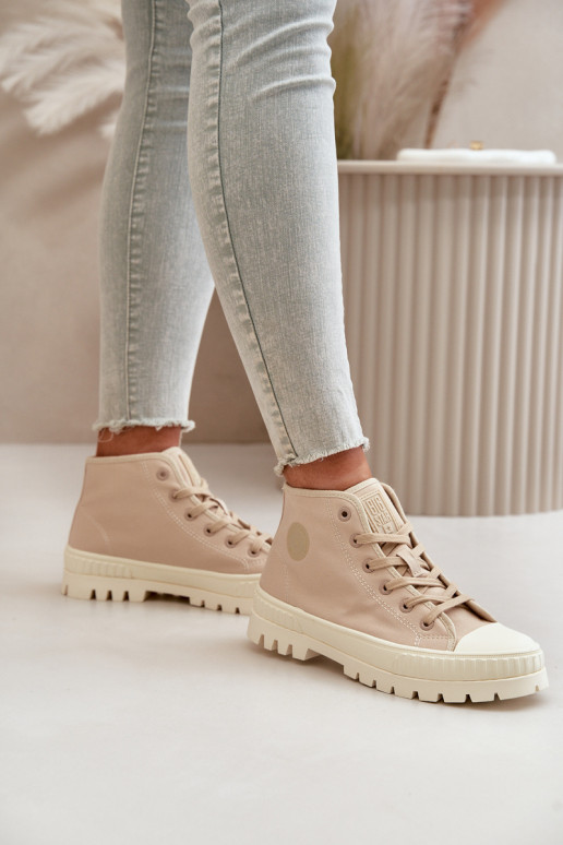 sapatos casuais com cano Big Star OO274006 em areia