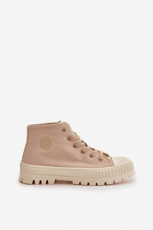 sapatos casuais com cano Big Star OO274006 em areia