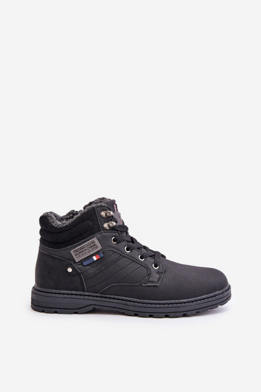 botas isoladas para homens McBraun em preto