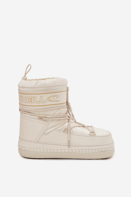 botas de neve femininas com detalhes elegantes O'NEILL LISA INOMEN HIGH 90253012.99Z em branco