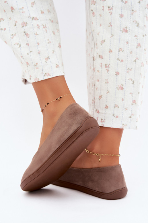 Balerinas femininas Barefoot na cor argila Hollin