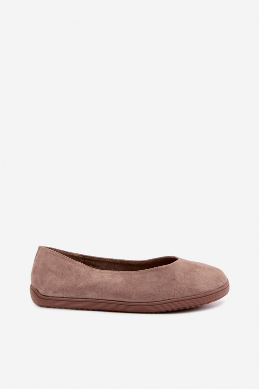 Balerinas femininas Barefoot na cor argila Hollin