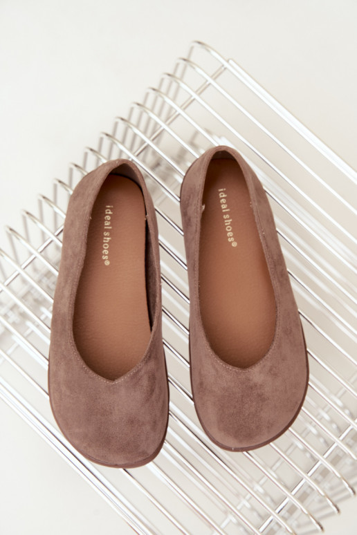 Balerinas femininas Barefoot na cor argila Hollin