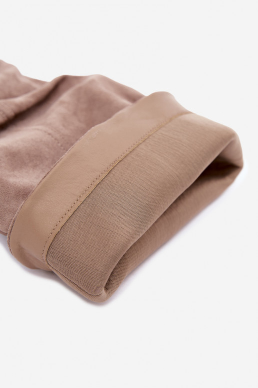 Botins chaki com saltos e babados Jensy