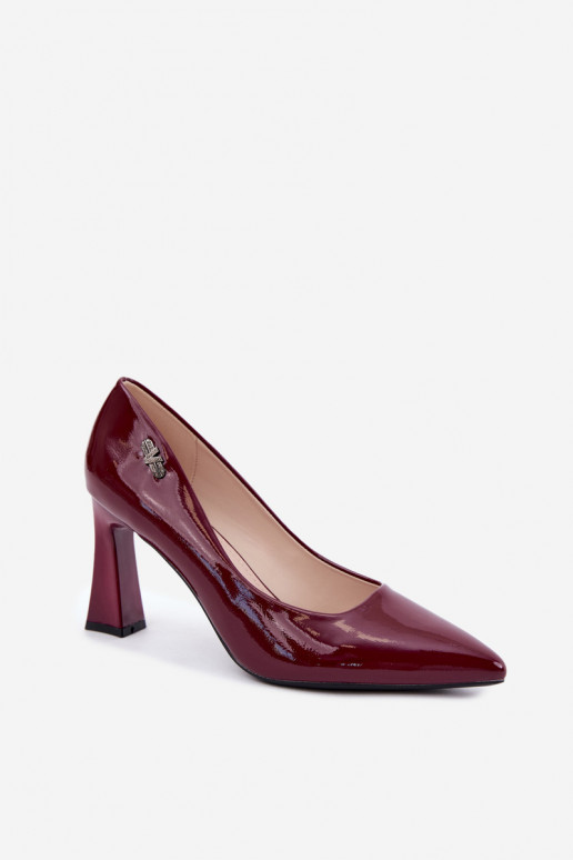 Sapatos de verniz Vinceza 62328 bordeaux