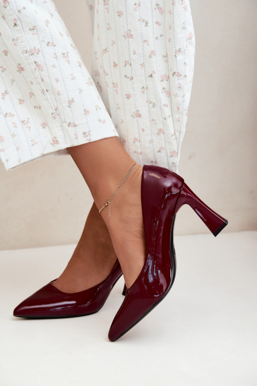 Sapatos de verniz Vinceza 62328 bordeaux