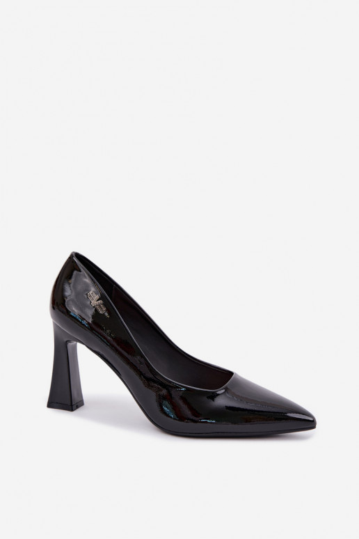 Sapatos de verniz Vinceza 62328 pretos