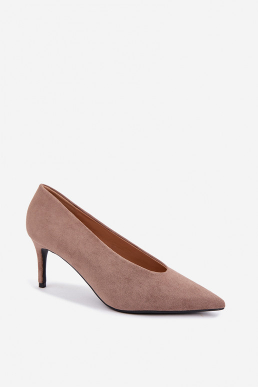 sapatos de camurça femininos em areia Brenya