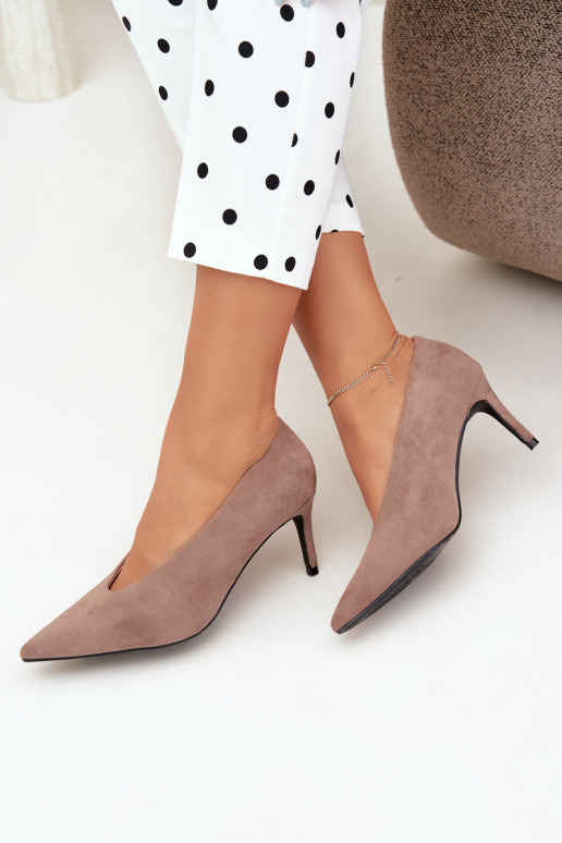 sapatos de camurça femininos em areia Brenya