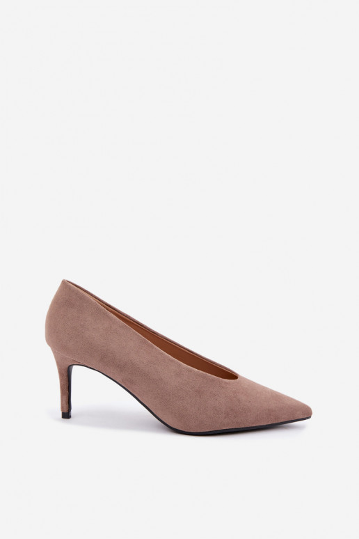 sapatos de camurça femininos em areia Brenya