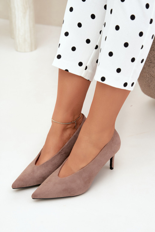 sapatos de camurça femininos em areia Brenya