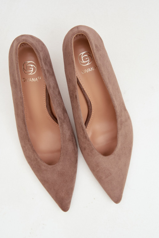 sapatos de camurça femininos em areia Brenya