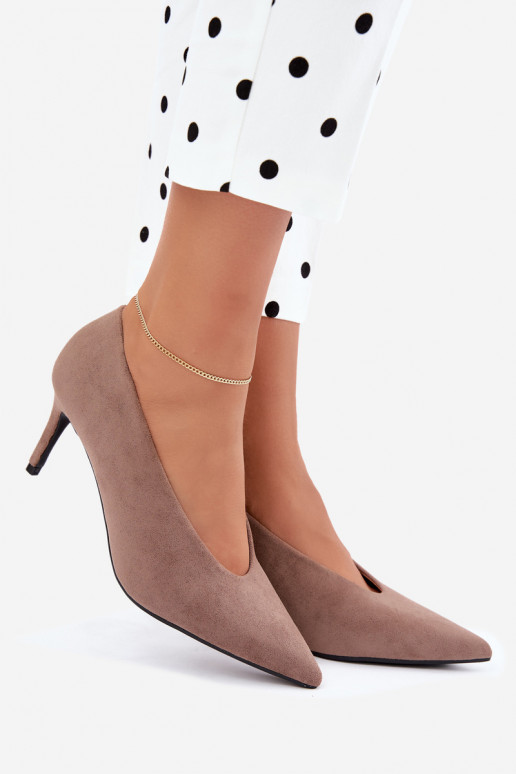 sapatos de camurça femininos em areia Brenya
