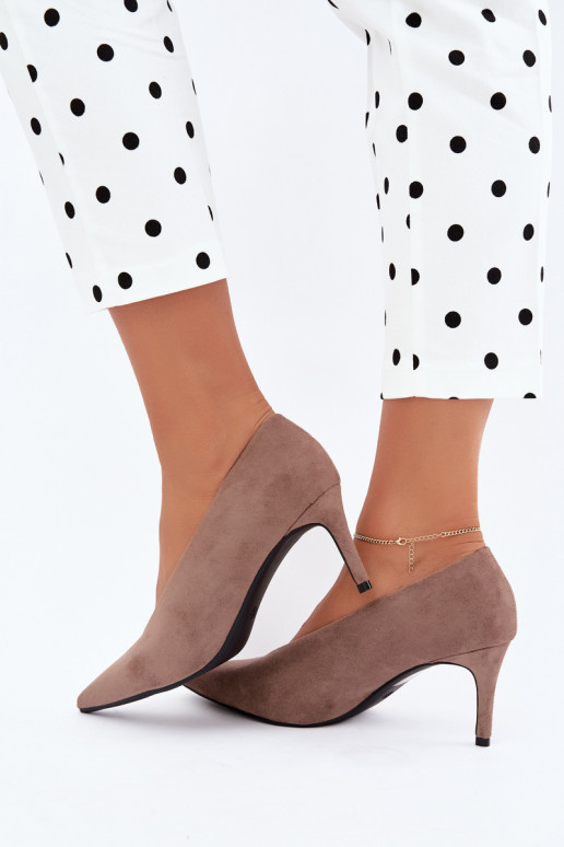 sapatos de camurça femininos em areia Brenya